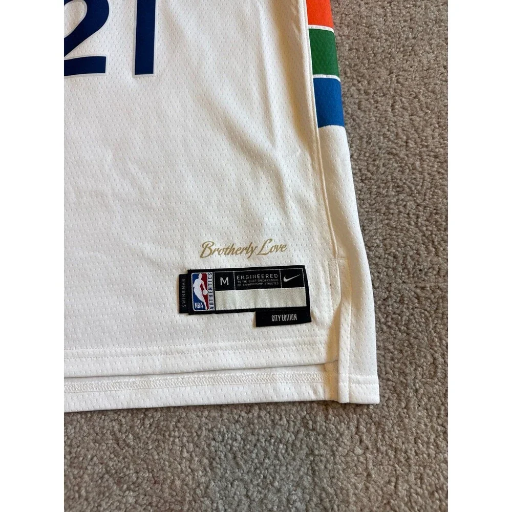 Joel Embiid Philadelphia 76ers City Edition NWT Nike Youth NBA Jersey Size Small